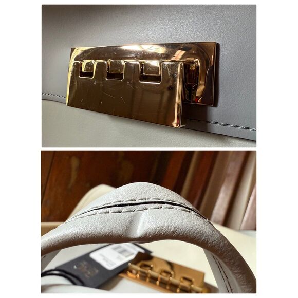 ZAC Zac Posen Eartha Colorblock Leather Top Handle Crossbody Bag NWT - Picture 10 of 11